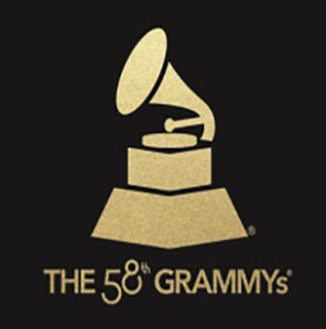 The 58 Grammy's logo